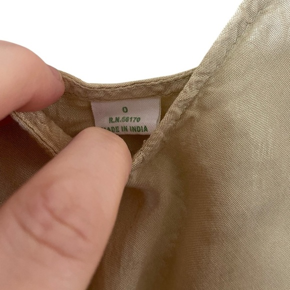 Vintage Light Gold/Tan Viscose Slip - Picture 5 of 12